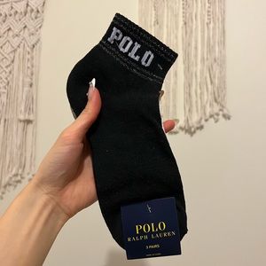 NWT Polo Ralph Lauren crew socks size 9-11 fits shoe size 4-10.5